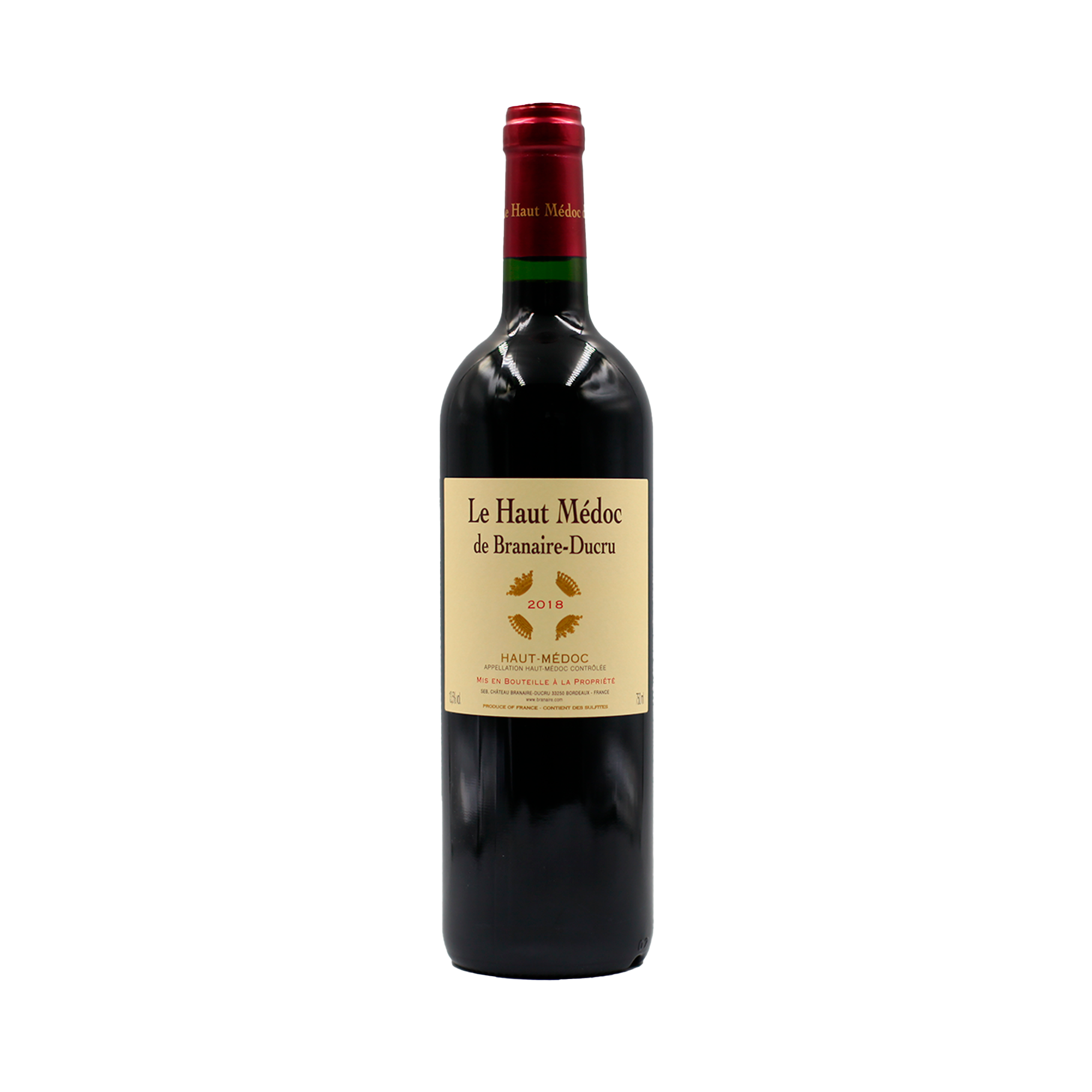 LE HAUT MEDOC DE BRANAIRE DUCRU 2018